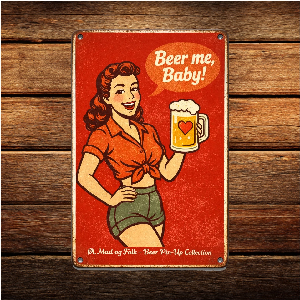 Beer Me Baby Pinup