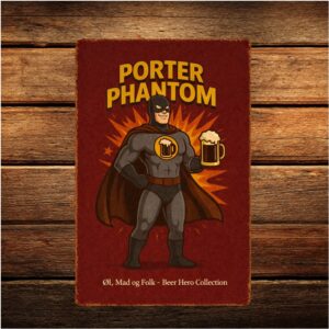 Porter Phantom - Retro Metalskilt