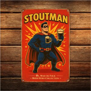 Stoutman - Retro Metalskilt