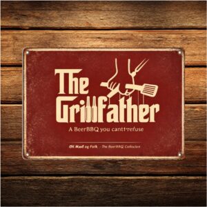 The Grillfather – An Offer You Can’t Refuse - Retro Metalskilt